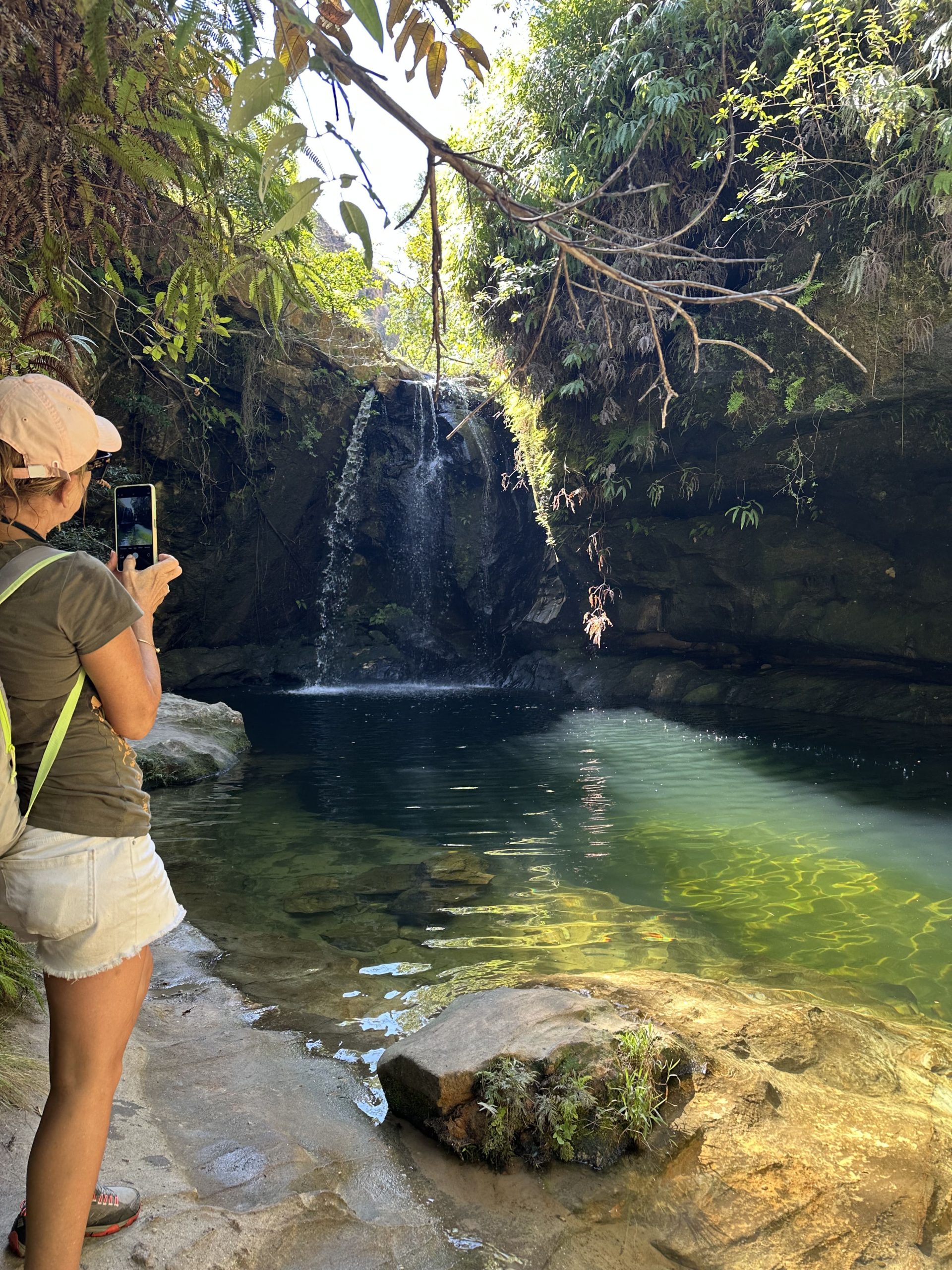 Piscina negra en el canon de Namaza
